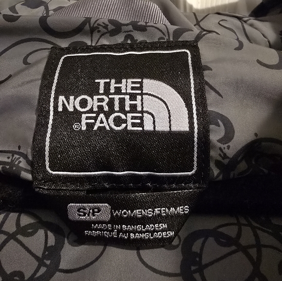 The North Face womens size S/P Arctic parka Goose Down HyVent black zip hooded - Picture 4 of 11
